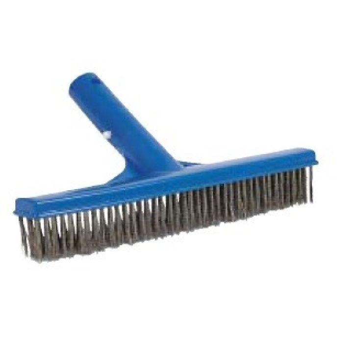 Algae cleaning brush for pool surfaces