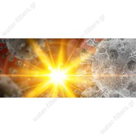 UV devices with ultraviolet light for water disinfection