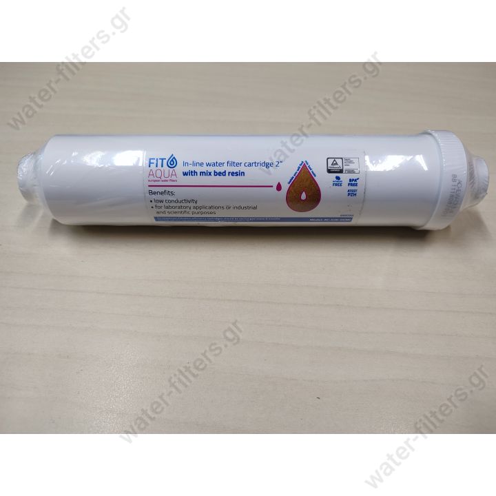 IN-LINE WATER FILTER CARTRIDGE 2'' WITH MIX BED RAISIN