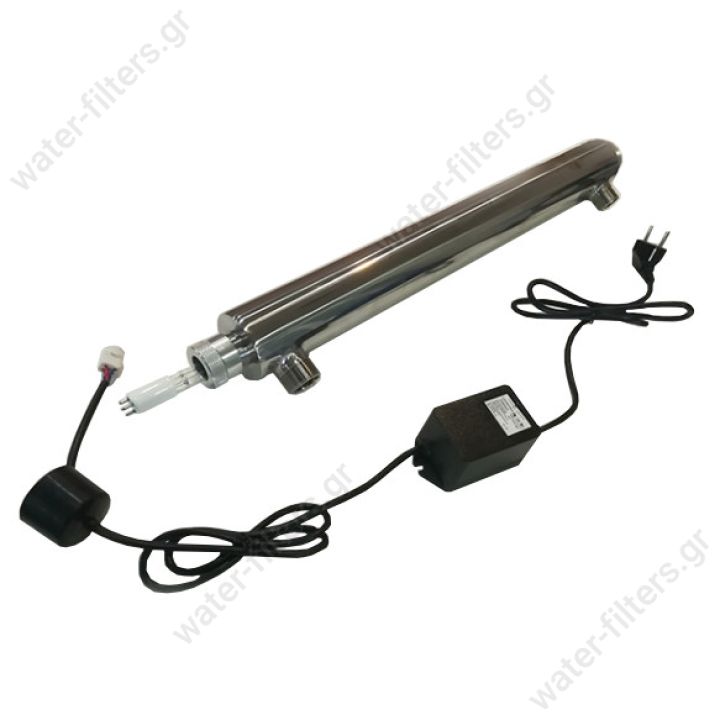 UV Lamp System with Ultraviolet Light for water disinfection 55W, 2,700Lt / h, EU Origin