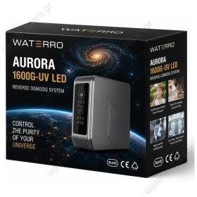 ΣΥΣΤΗΜΑ ΑΝΤΙΣΤΡΟΦΗΣ ΩΣΜΩΣΗΣ ΑΜΕΣΗΣ ΡΟΗΣ NOVA AURORA 1600G-3013*2 UV LED - 